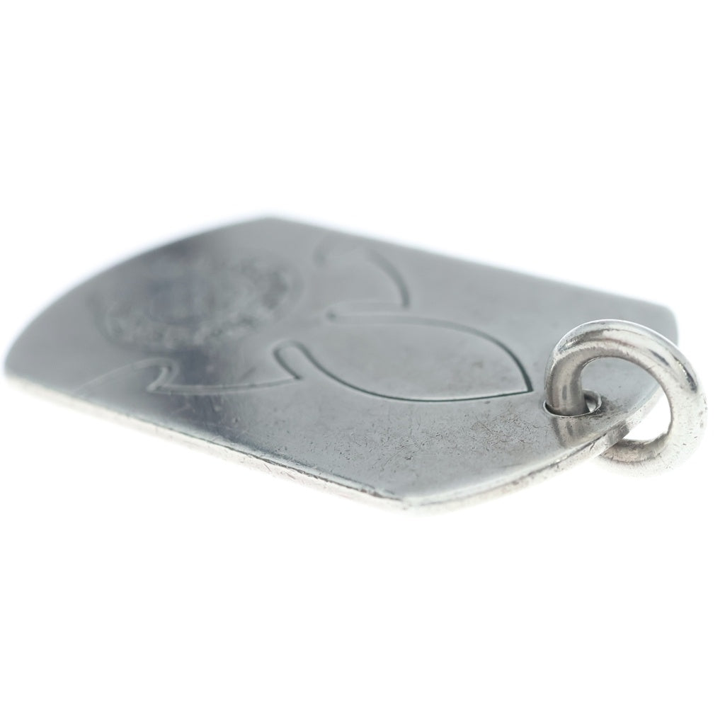 CHROME HEARTS(クロムハーツ) D TAG LRG ラージドッグタグ フレアニー ペンダントトップ シルバー