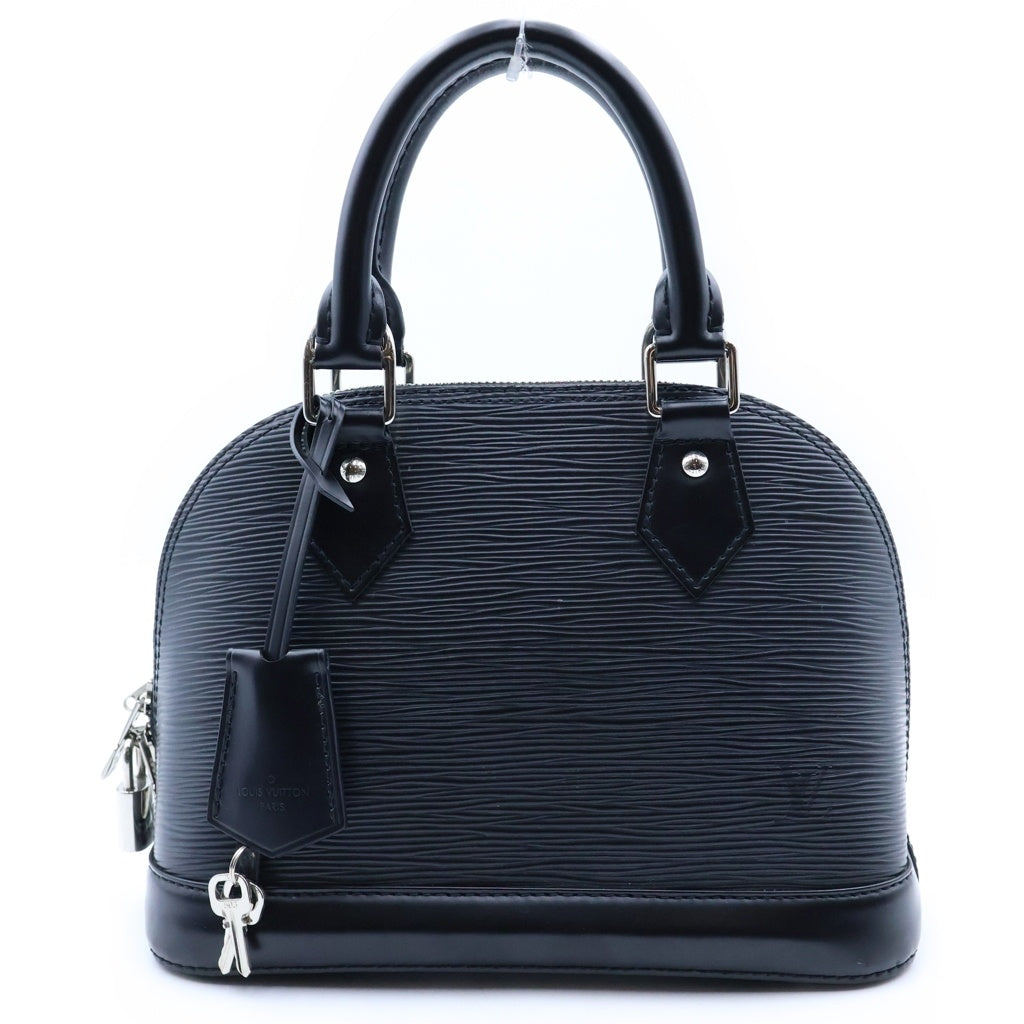 LOUIS VUITTON(ルイヴィトン) エピ アルマBB 2WAYハンドバッグ ショルダーバッグ ブラック レザー M59217 シルバー金具 レディース