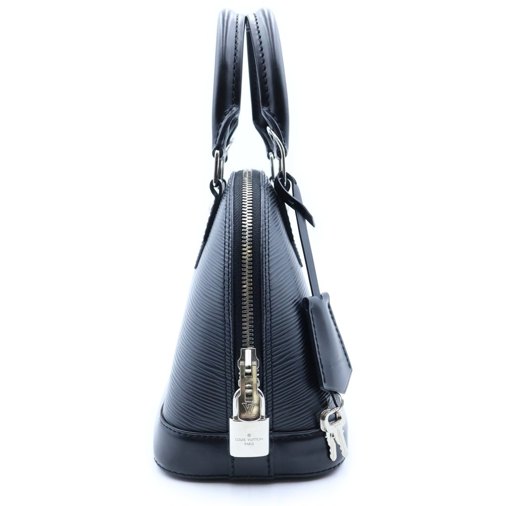 LOUIS VUITTON(ルイヴィトン) エピ アルマBB 2WAYハンドバッグ ショルダーバッグ ブラック レザー M59217 シルバー金具 レディース