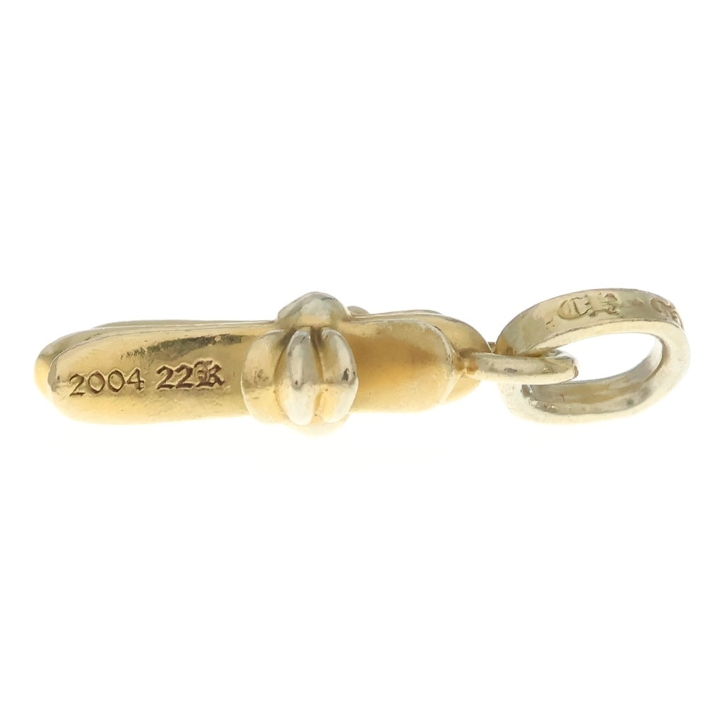 CHROME HEARTS(クロムハーツ) 22K CRS BBYFAT ベイビーファットクロス ペンダントトップ ゴールドBCA037