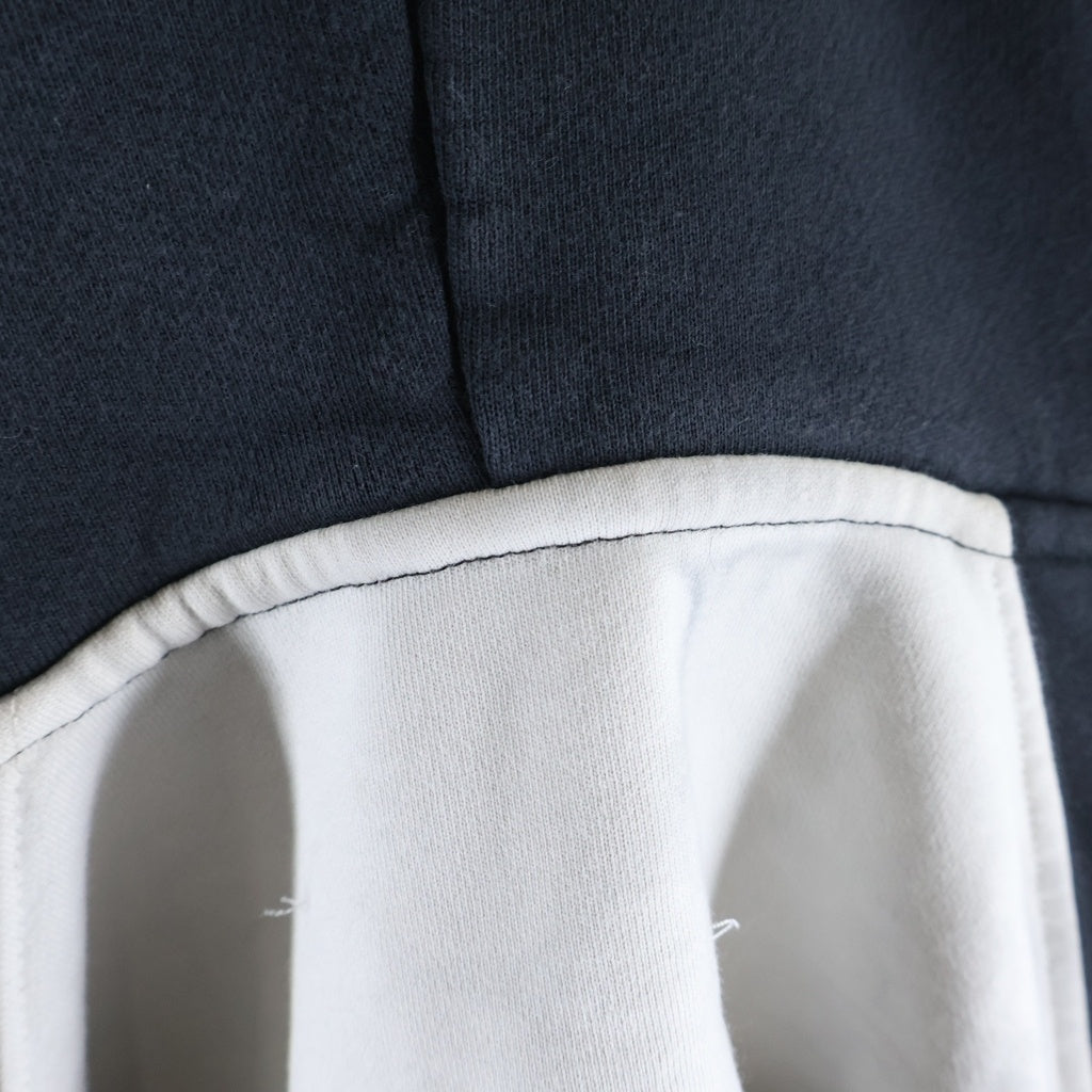 RRR123 RIVINGTON roi Rebis(リヴィントンロイレビス) OPEN UP AGAPE HOODIE プルオーバー パーカー フーディ コットン グレー レディース