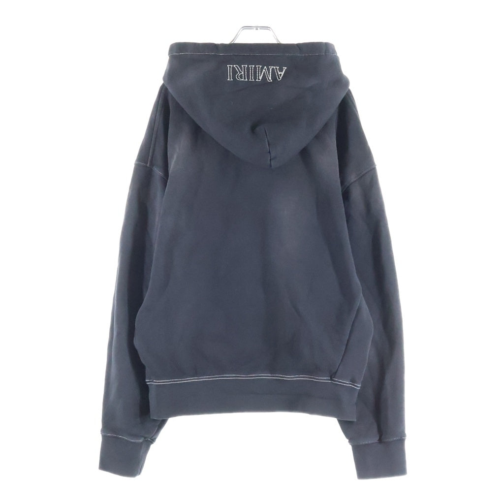 AMIRI(アミリ) スウェット フーディー パーカー ステッチ コットン ブラック SRAMJYHD1120SMRBC00 レディース