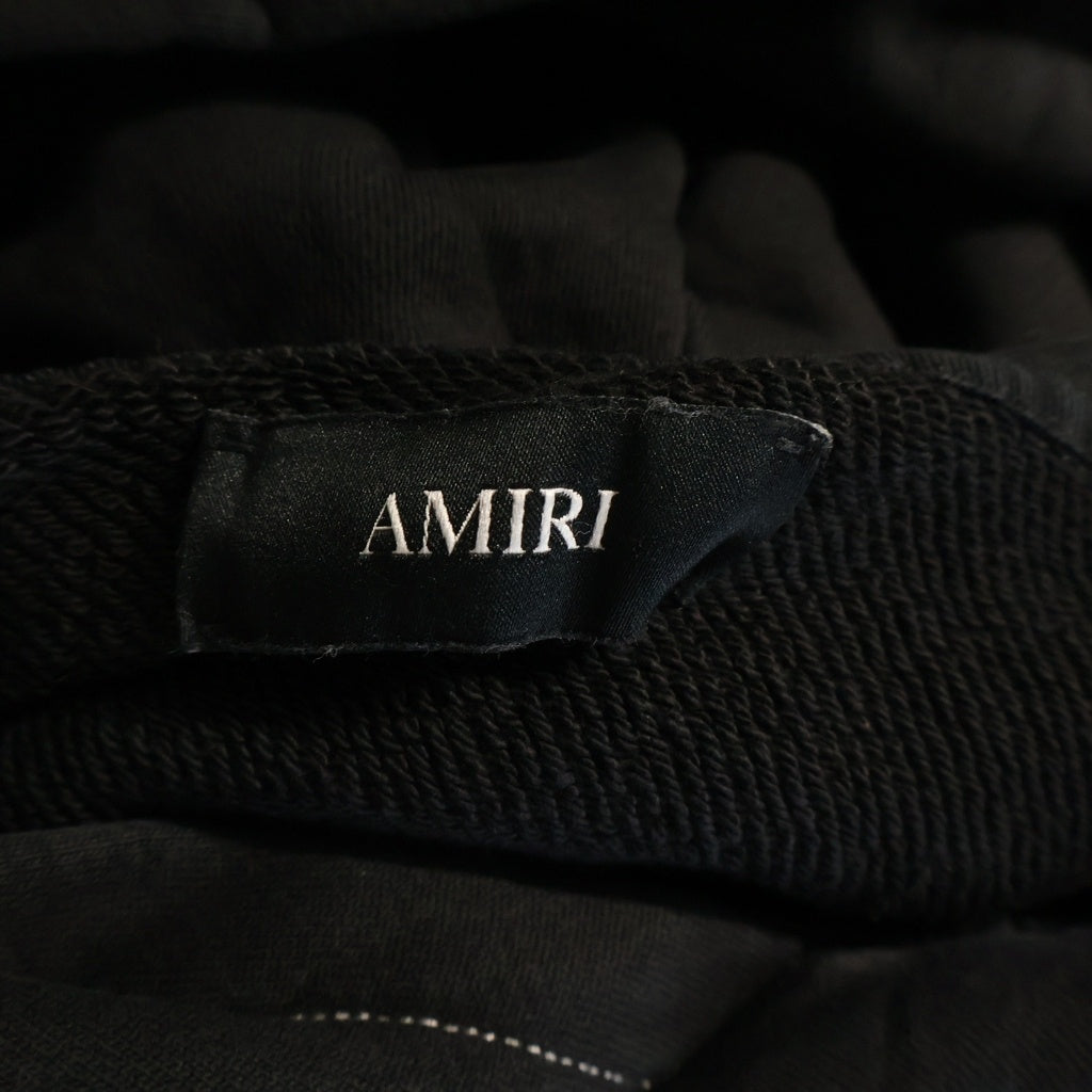 AMIRI(アミリ) スウェット フーディー パーカー ステッチ コットン ブラック SRAMJYHD1120SMRBC00 レディース