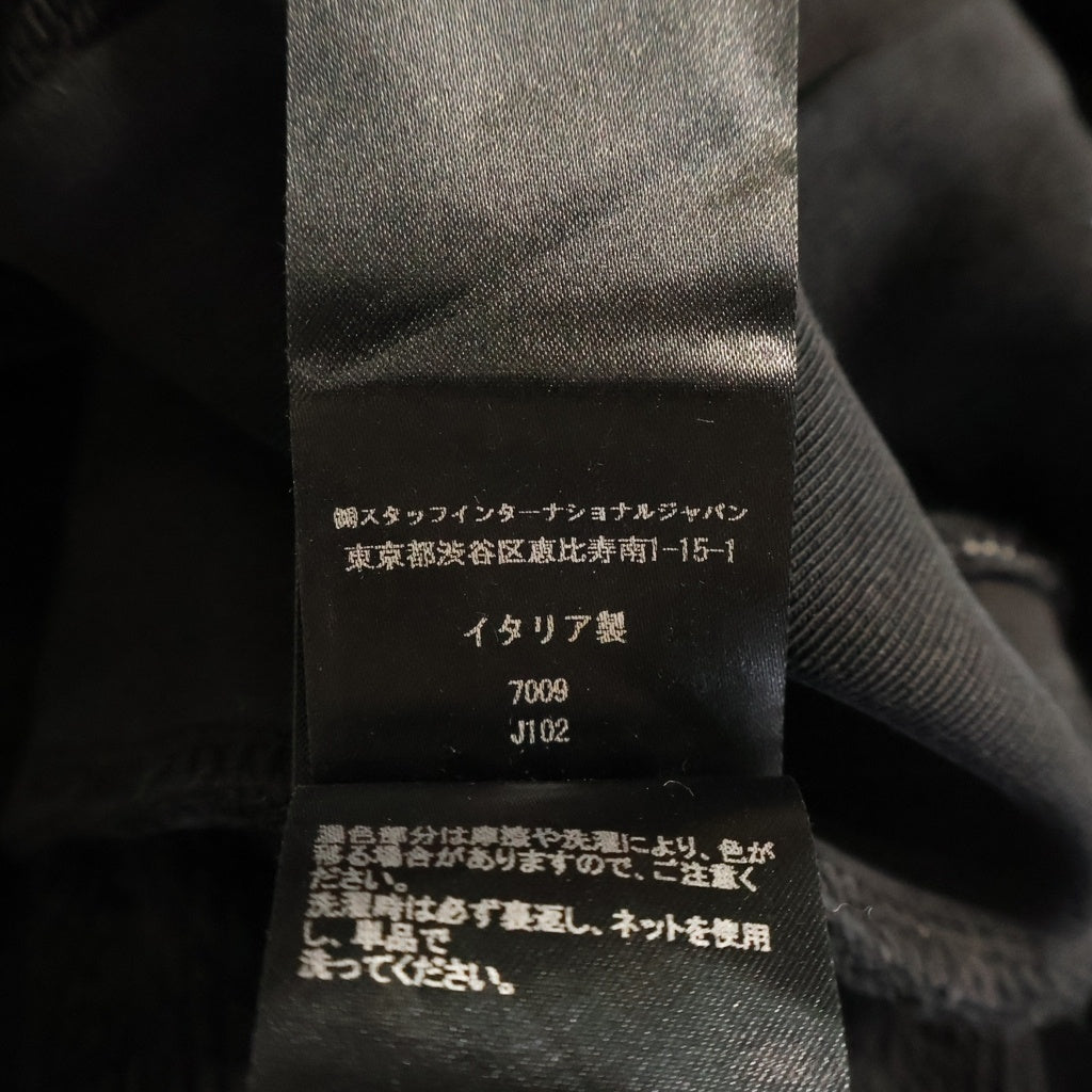 AMIRI(アミリ) スウェット フーディー パーカー ステッチ コットン ブラック SRAMJYHD1120SMRBC00 レディース