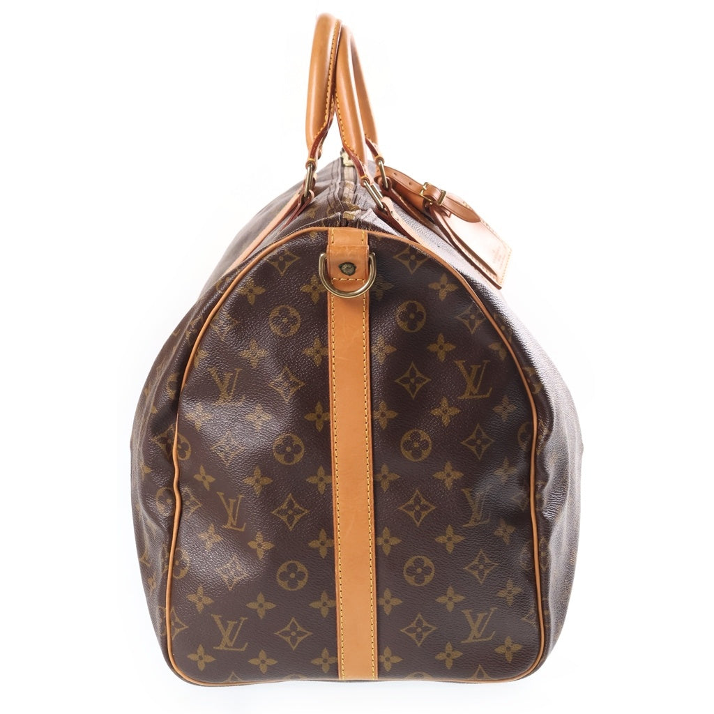 LOUIS VUITTON(ルイヴィトン) キーポル55 バンドリエール ボストンバッグ 2way ショルダー モノグラム PVCレザー ブラウン M41414 レディース