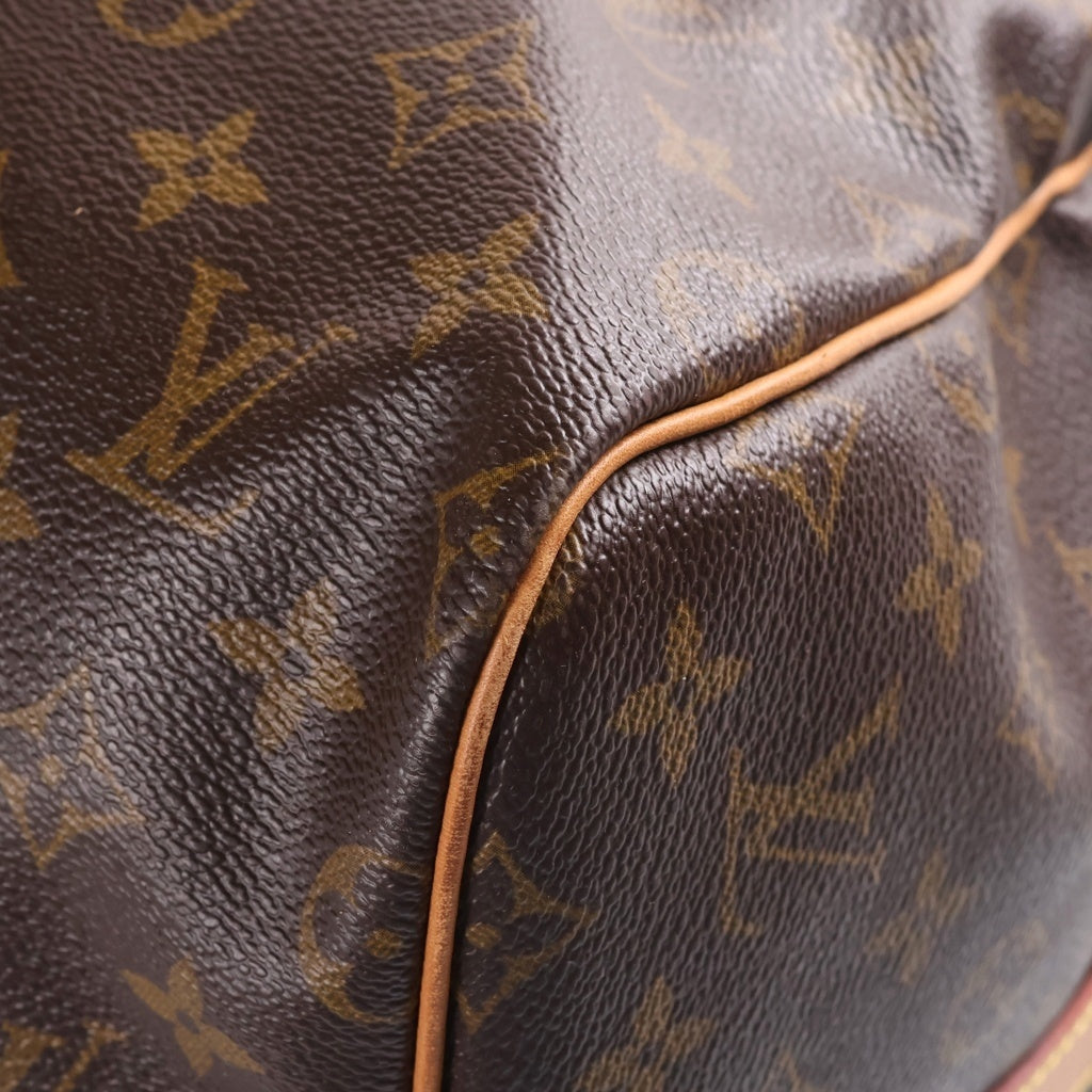 LOUIS VUITTON(ルイヴィトン) キーポル55 バンドリエール ボストンバッグ 2way ショルダー モノグラム PVCレザー ブラウン M41414 レディース