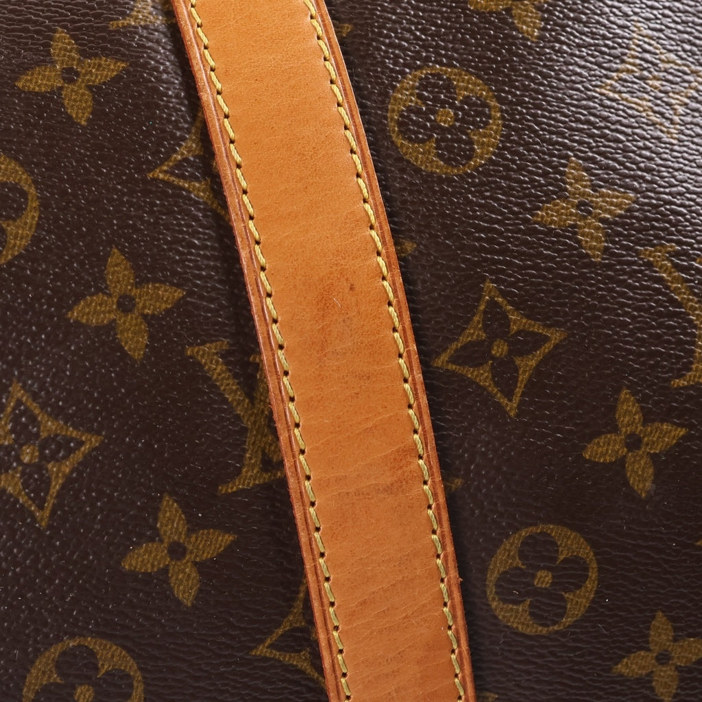 LOUIS VUITTON(ルイヴィトン) キーポル55 バンドリエール ボストンバッグ 2way ショルダー モノグラム PVCレザー ブラウン M41414 レディース