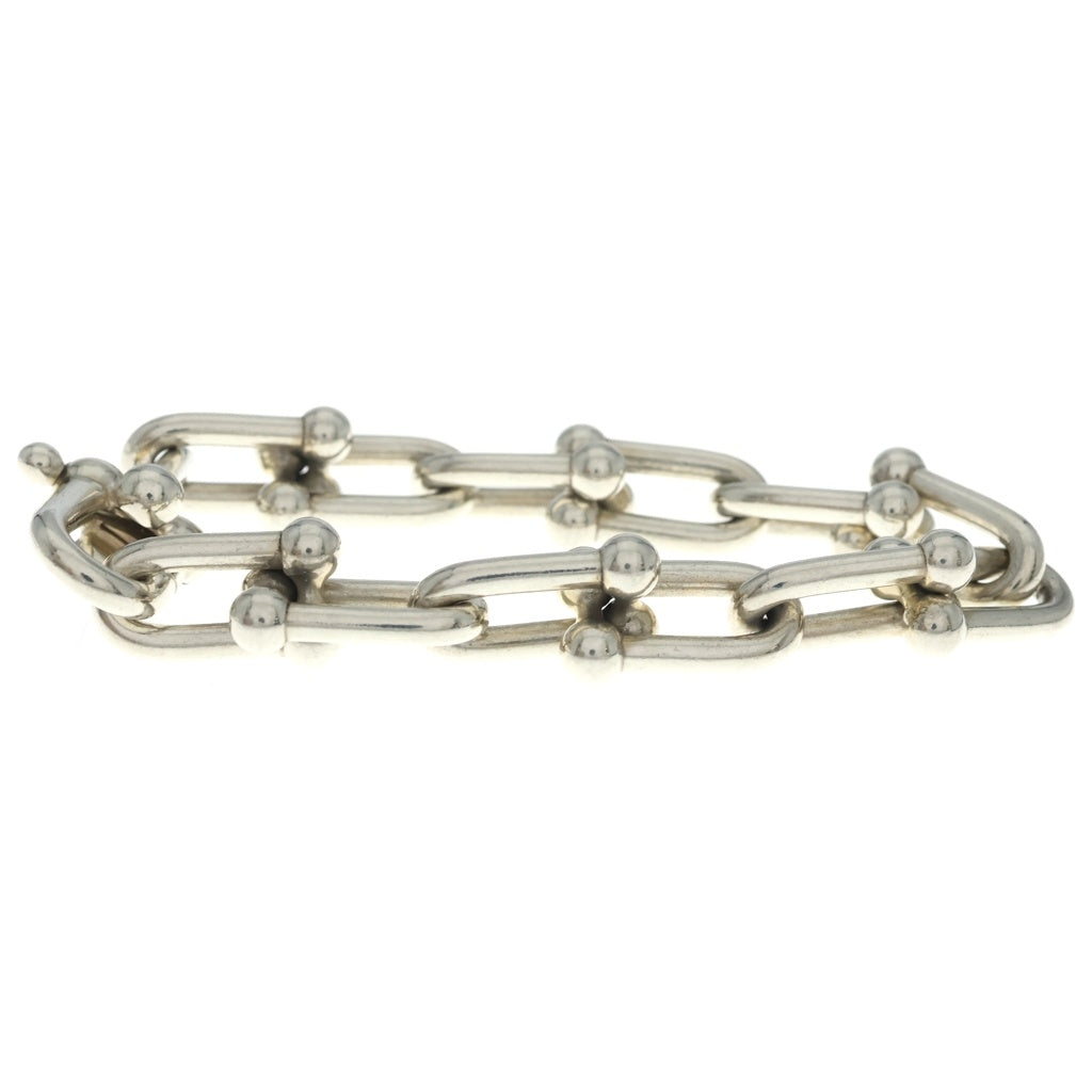 TIFFANY & Co.(ティファニー) ハードウェア ラージリンク 14コマ ブレスレット チェーン シルバー Ag925 レディース