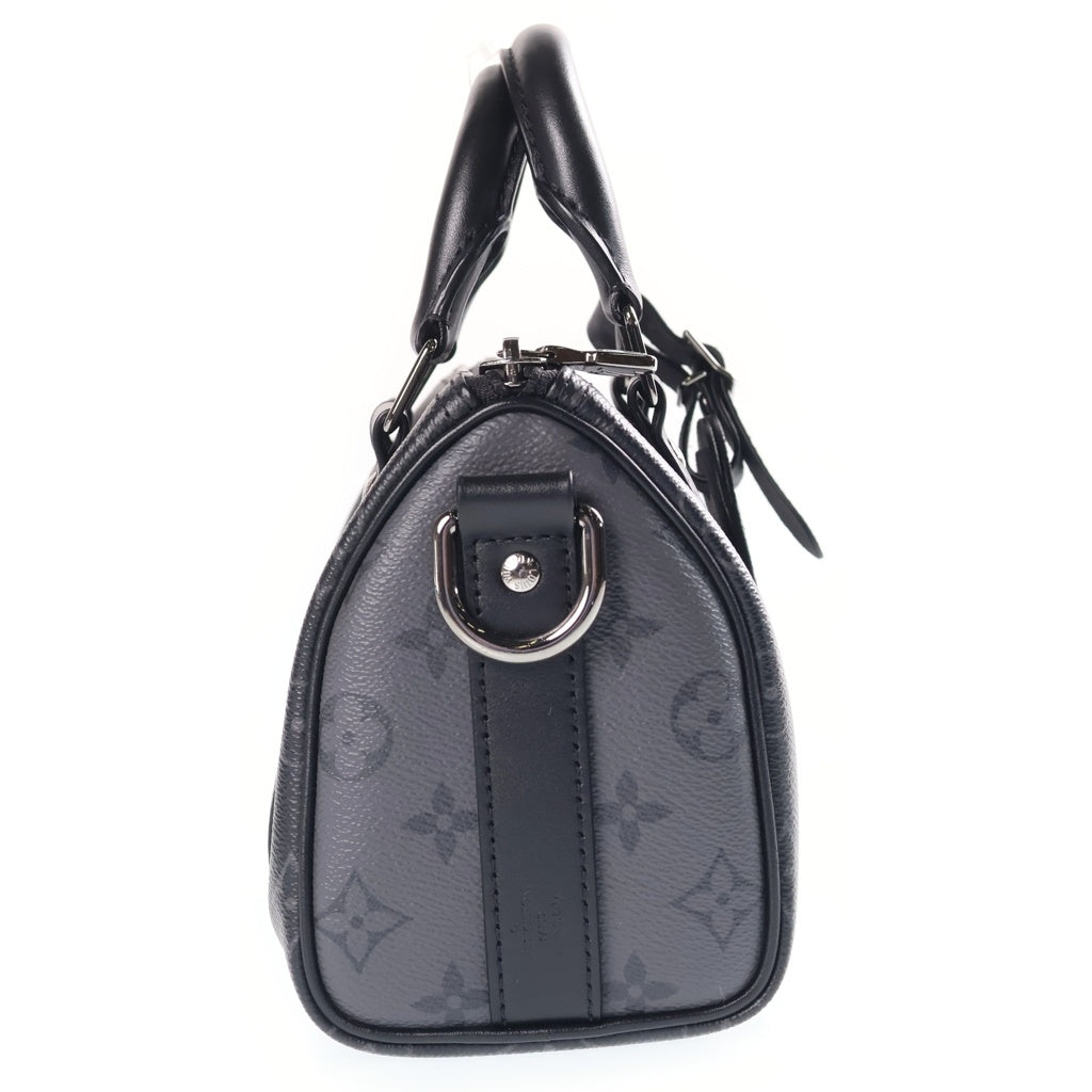 LOUIS VUITTON(ルイヴィトン) モノグラムエクリプス キーポルバンドリエール25 2WAYハンドバッグ ショルダーバッグ ブラック PVCレザー M46271 ブラック金具 レディース