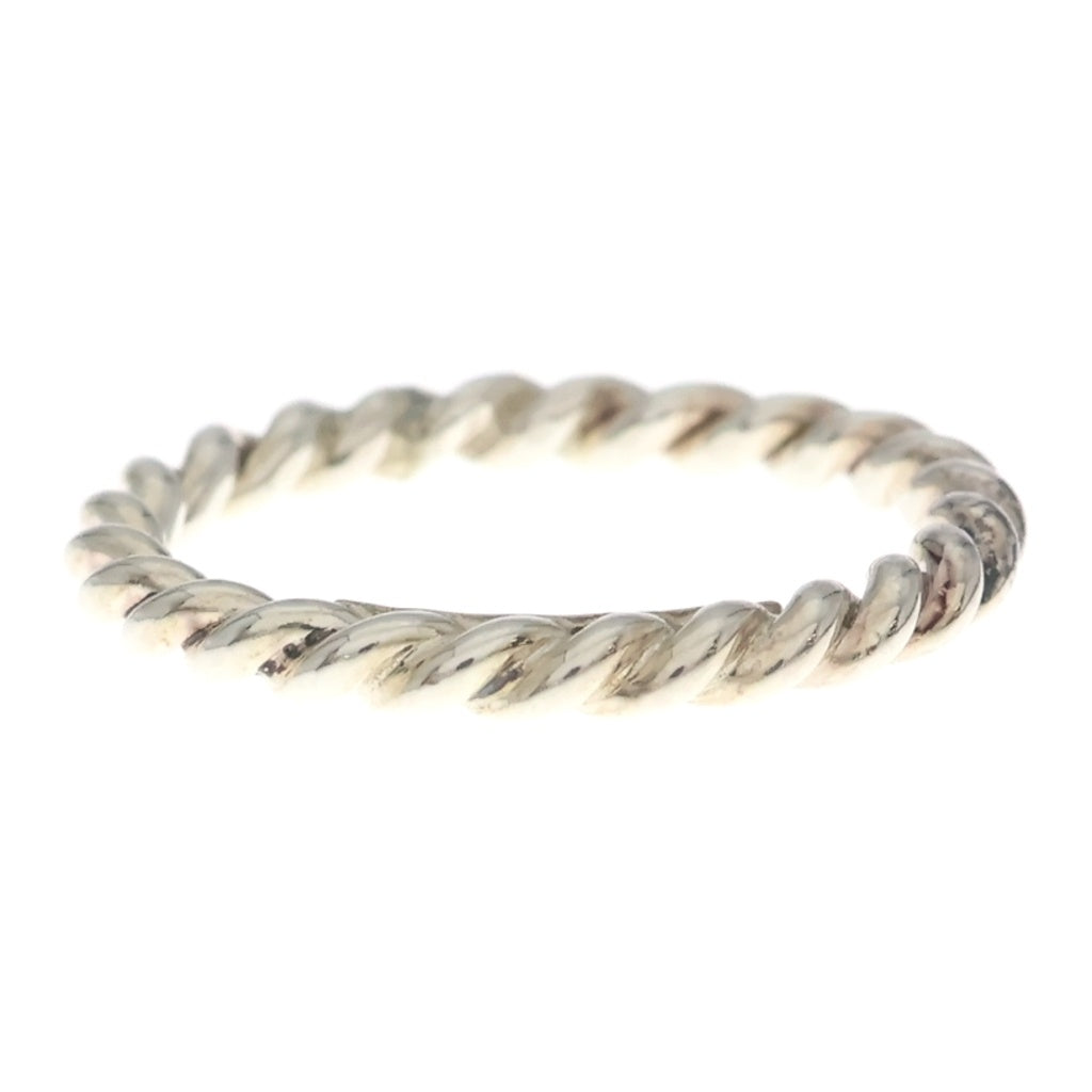 TIFFANY & Co.(ティファニー) ツイスト ナロー リング SV925 シルバー 1.4g レディース
