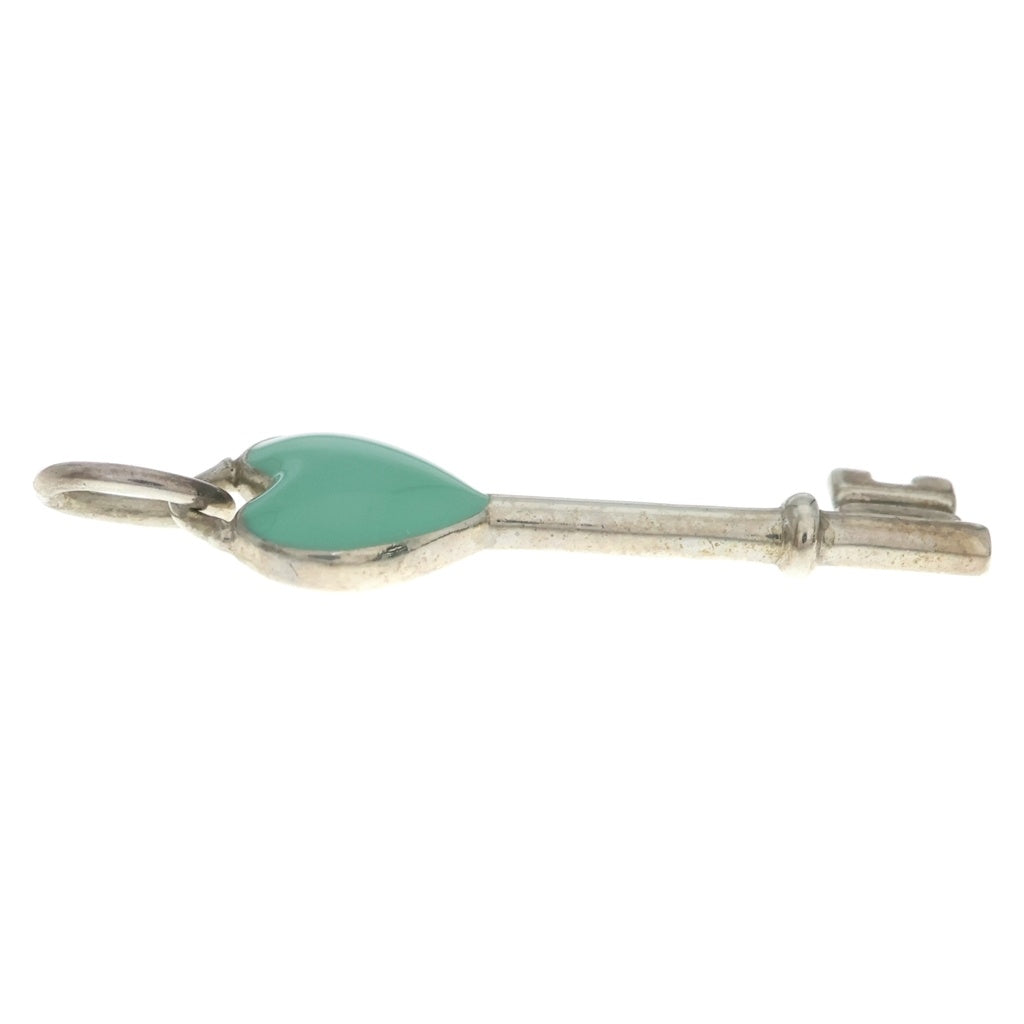 TIFFANY & Co.(ティファニー) ハートキー ペンダントトップ チャーム SV925 シルバー ターコイズ レディース