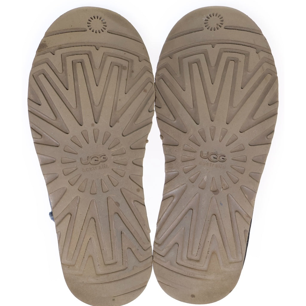 UGG(アグ) W CLASSIC MINI フラットブーツ ネイビー スエード 裏起毛 5854W レディース