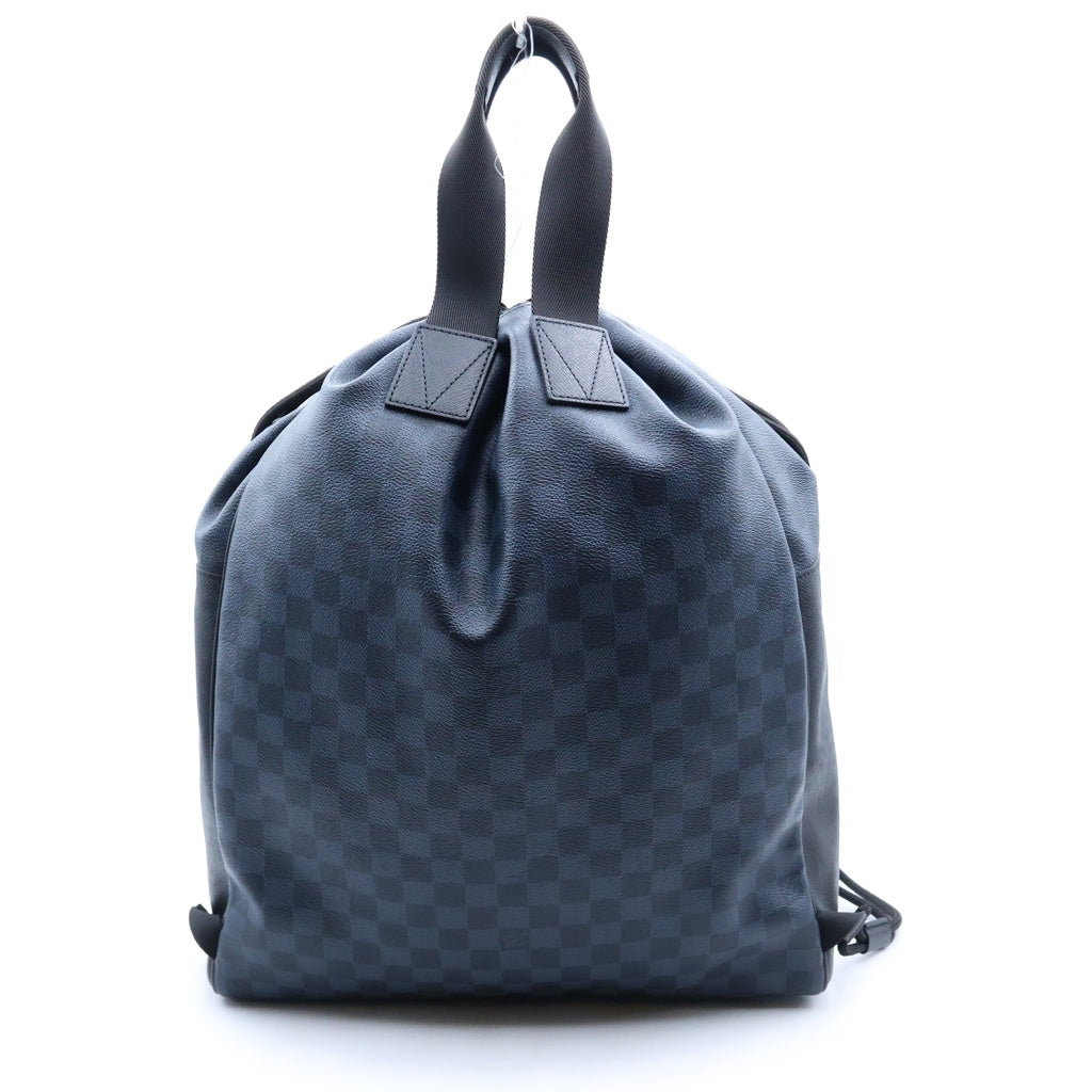 LOUIS VUITTON(ルイヴィトン) ダミエ コバルト マッチポイント ハイブリッド バックパック ハンドバッグ ショルダーバッグ ブラック×ネイビー PVC×レザー N40013