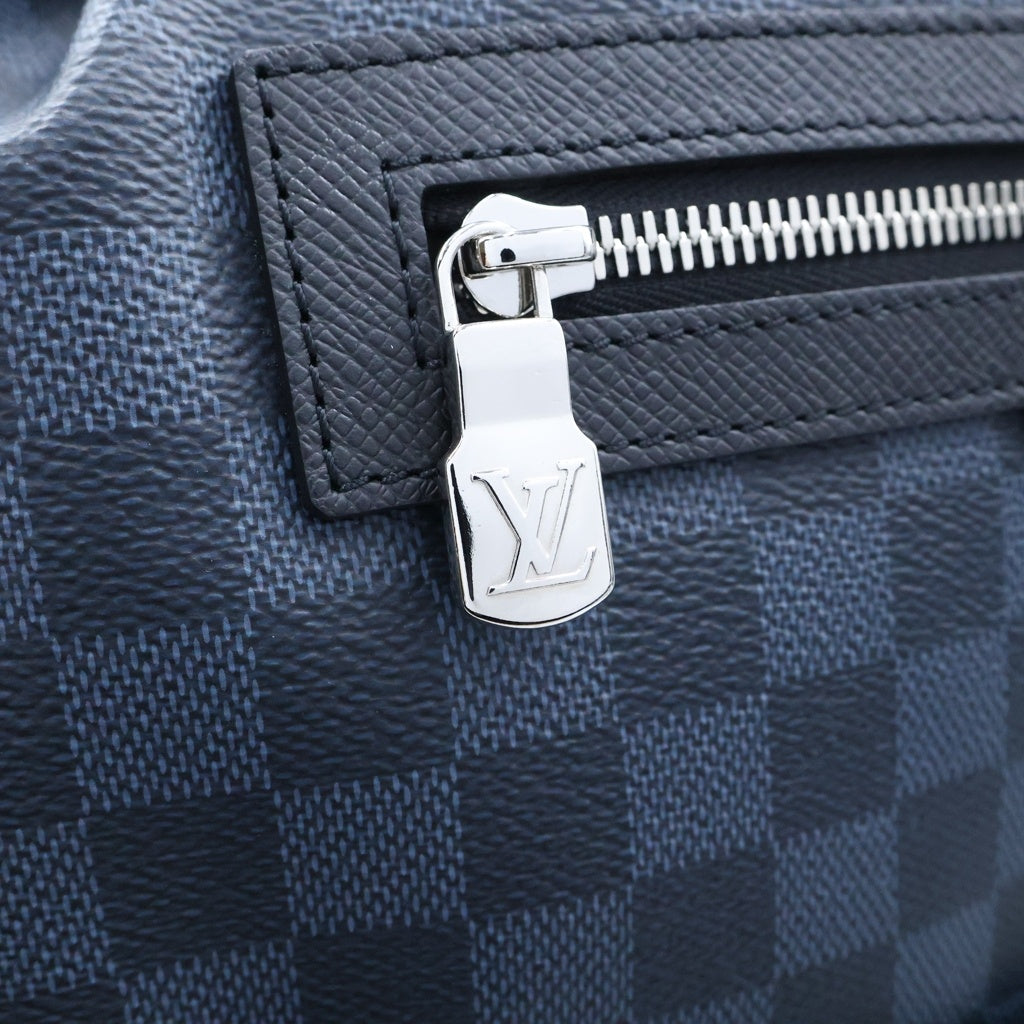 LOUIS VUITTON(ルイヴィトン) ダミエ コバルト マッチポイント ハイブリッド バックパック ハンドバッグ ショルダーバッグ ブラック×ネイビー PVC×レザー N40013
