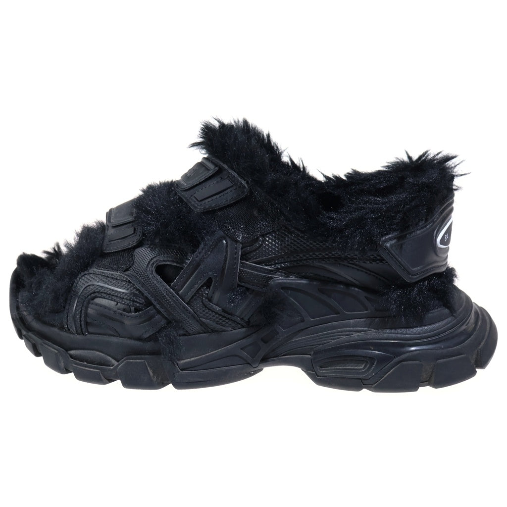 BALENCIAGA(バレンシアガ) トラック エコファームリム サンダル ボア ブラック