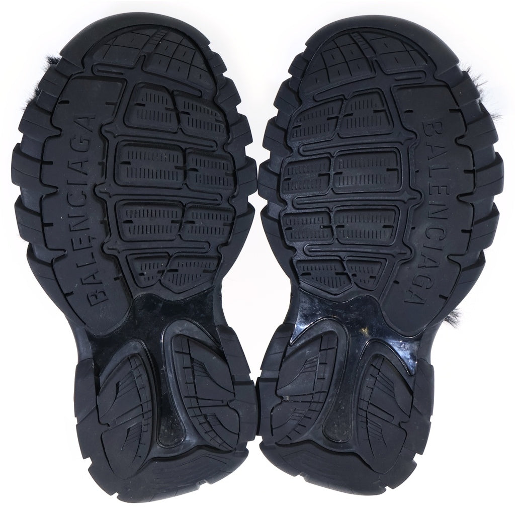 BALENCIAGA(バレンシアガ) トラック エコファームリム サンダル ボア ブラック