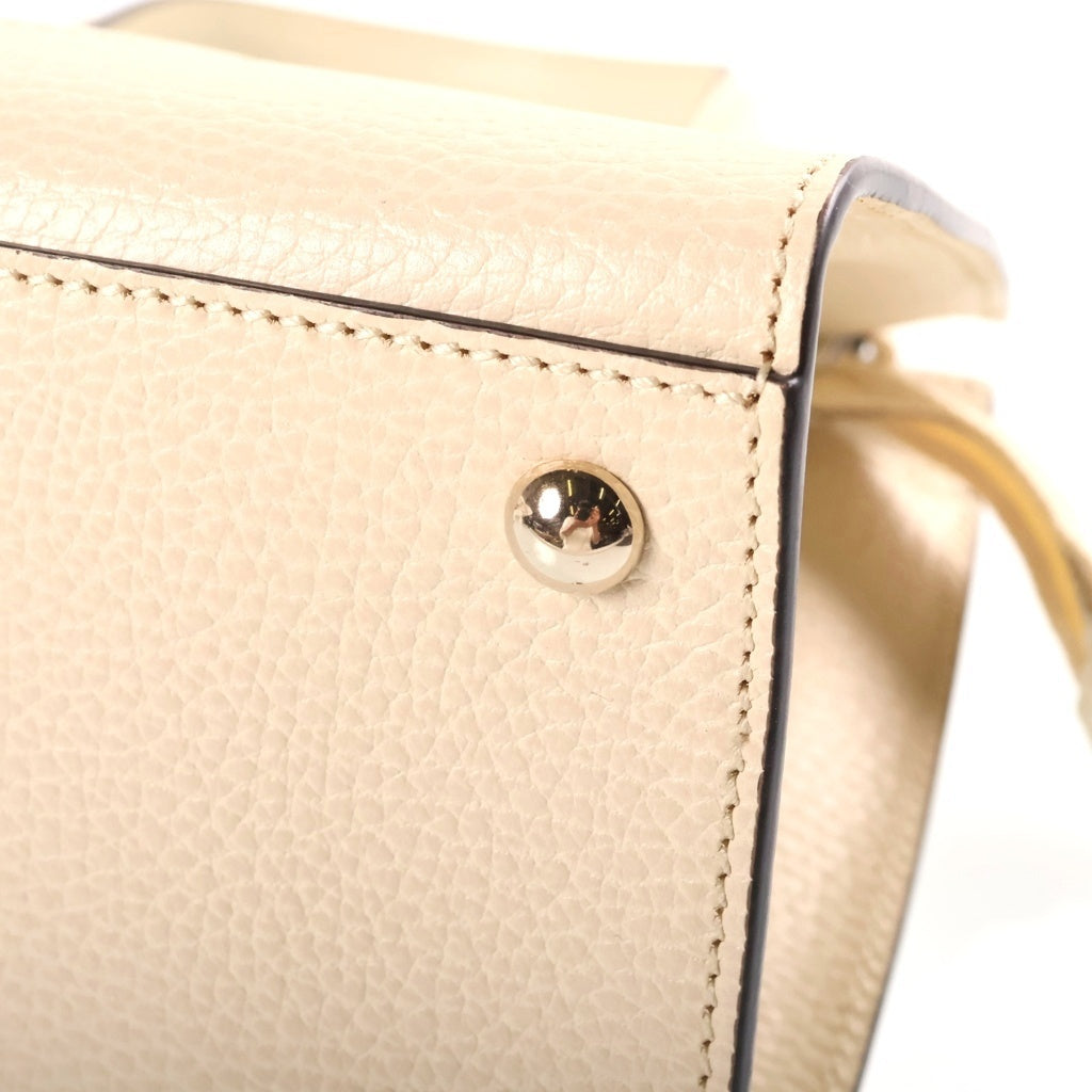 GUCCI(グッチ) ソーホー インターロッキングG ハンドバッグ ショルダーバッグ レザー アイボリー 607722 レディース