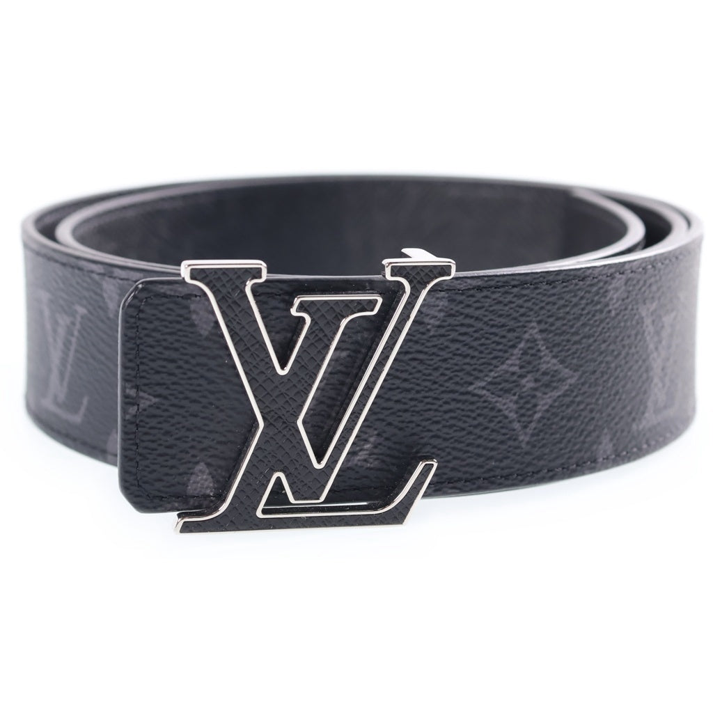 LOUIS VUITTON(ルイヴィトン) モノグラムエクリプス サンチュール イニシャルLV レザーベルト ブラック #90/35 M0157