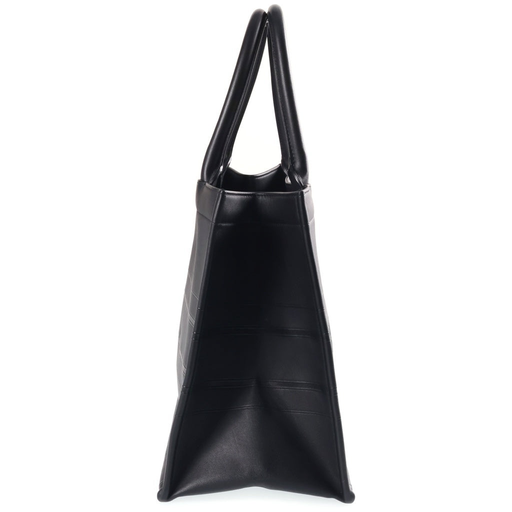 Christian Dior(クリスチャンディオール) ブックトート ミディアム ハンドバッグ トートバッグ ブラック レザー M1296ZGSB レディース