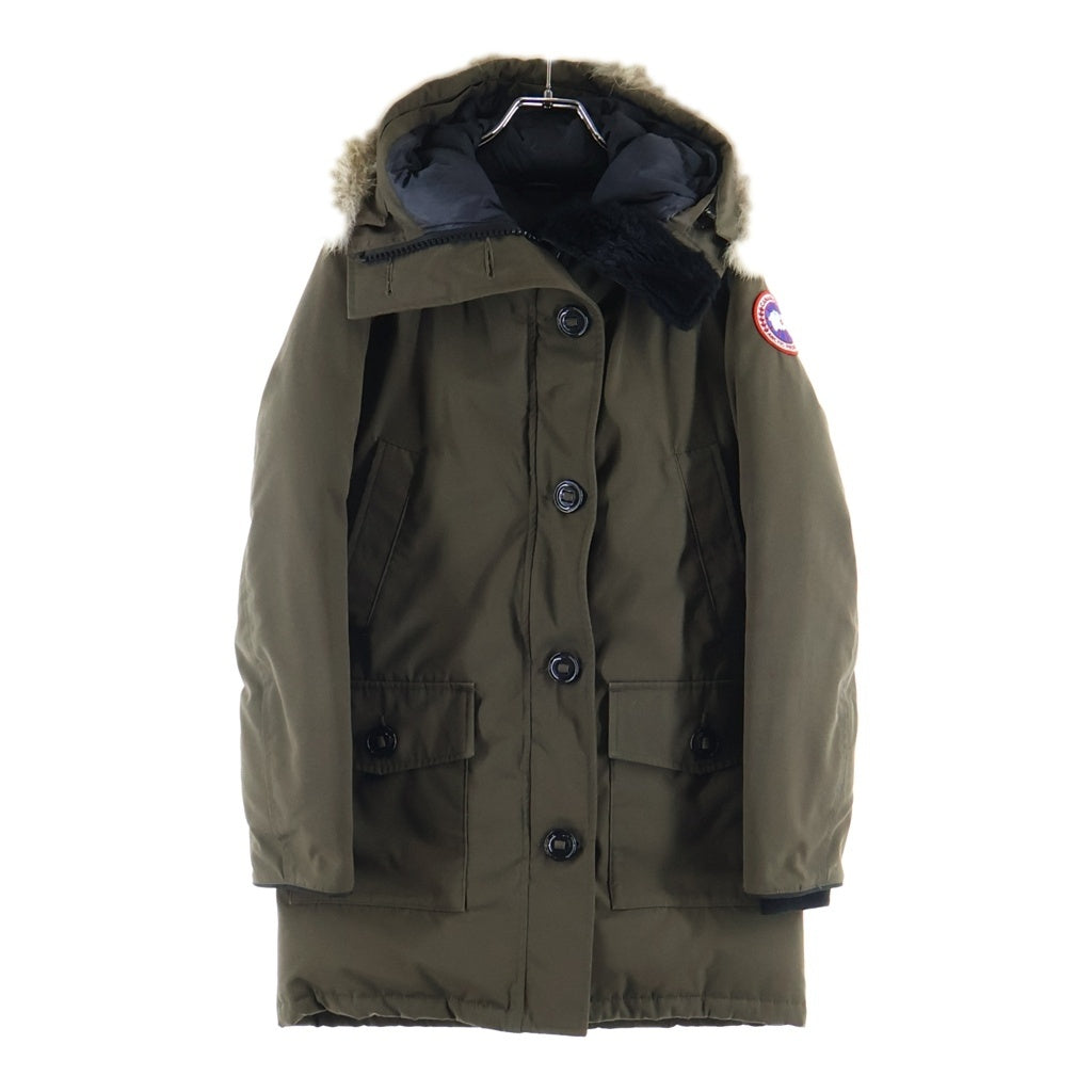 CANADA GOOSE(カナダグース) BRONTE PARKA ブロンテ パーカー ファー付き フーデッドダウンコート カーキ 99C5019 レディース