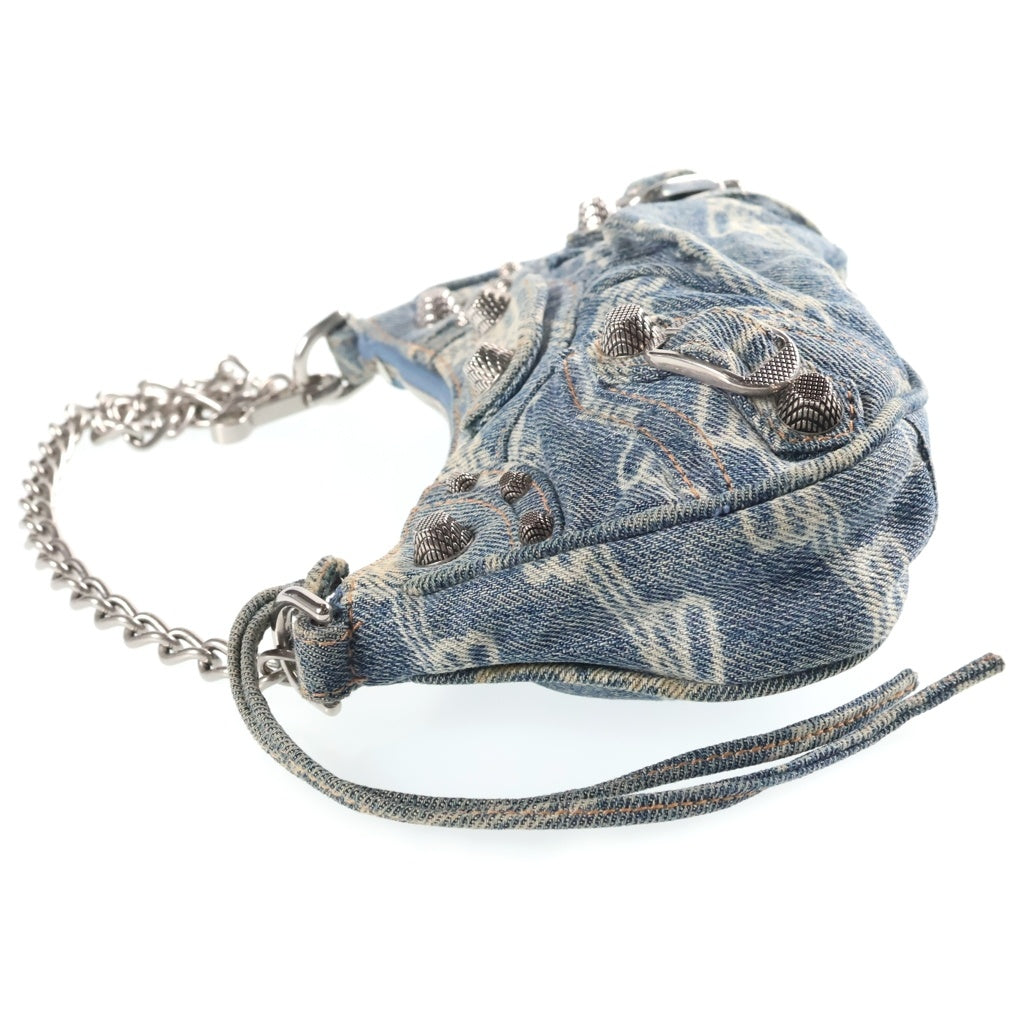 BALENCIAGA(バレンシアガ) ルカゴール ハンドバッグ ブルー デニム 695814 レディース