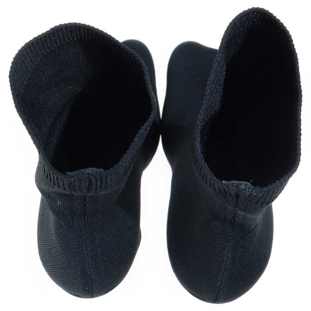 BALENCIAGA(バレンシアガ) ストレッチショートブーツ アンクルブーツ ブラック ニット 770789W6PA0 レディース