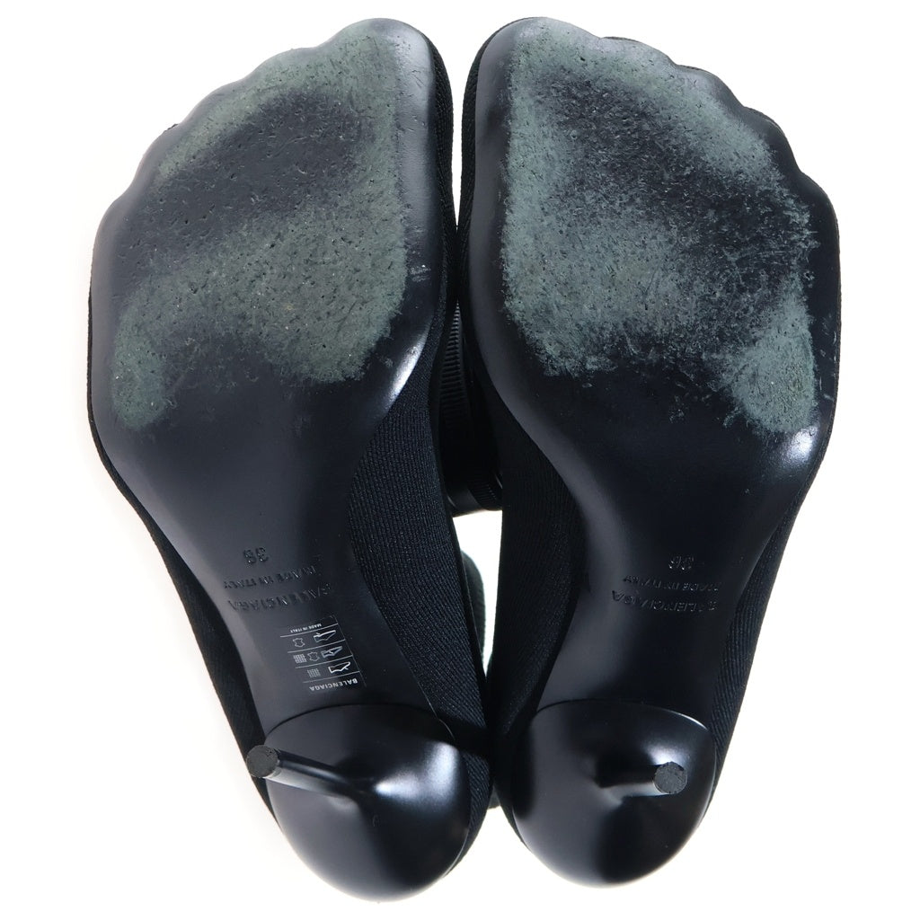 BALENCIAGA(バレンシアガ) ストレッチショートブーツ アンクルブーツ ブラック ニット 770789W6PA0 レディース