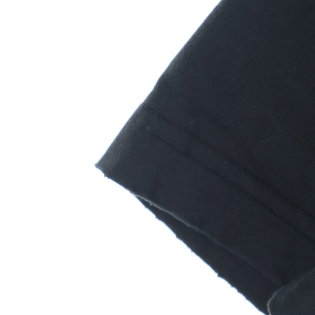 BALENCIAGA(バレンシアガ) ヴィンテージ ホリデー プリント ロゴTシャツ ブラック コットン A0016U
