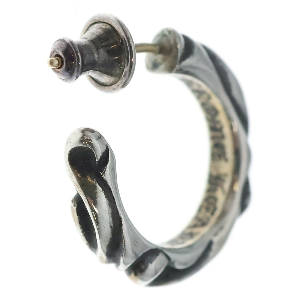 CHROME HEARTS(クロムハーツ) HOOP SCROOL スクロール フープピアス シルバー BCA102
