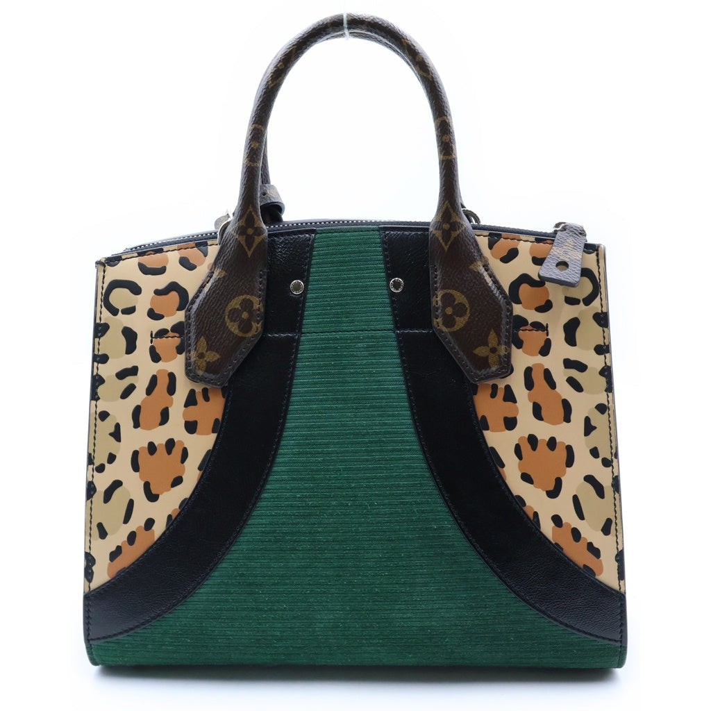 LOUIS VUITTON(ルイヴィトン) シティスティーマー PM ハンドバッグ 2wayショルダー モノグラム レオパード ワイルドアニマルズ レザー スエード M52126 レディース
