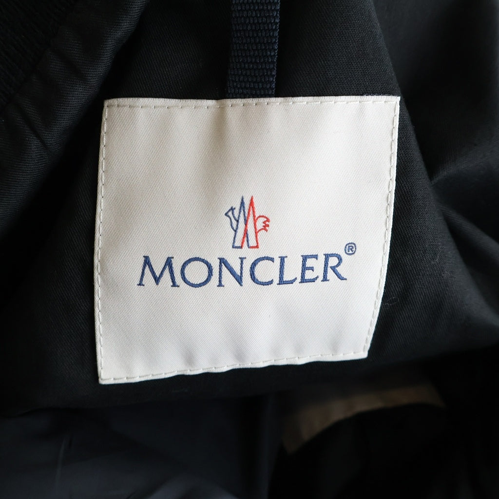 MONCLER(モンクレール) FAYAL GIUBBOTTO ファヤル ジュボット ジップアップ ジャケット アウター 羊革 ブラック H20911A00227
