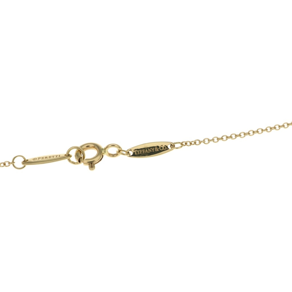 TIFFANY & Co.(ティファニー) バイザヤード ネックレス ペンダント ダイヤモンド K18 ゴールド レディース
