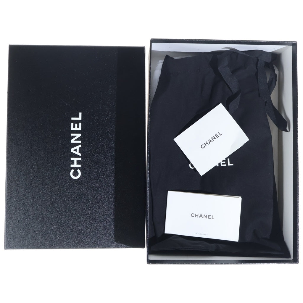 CHANEL(シャネル) クルーズライン マトラッセローファー フラットシューズ ブラック ラムスキン #37 G45474 レディース