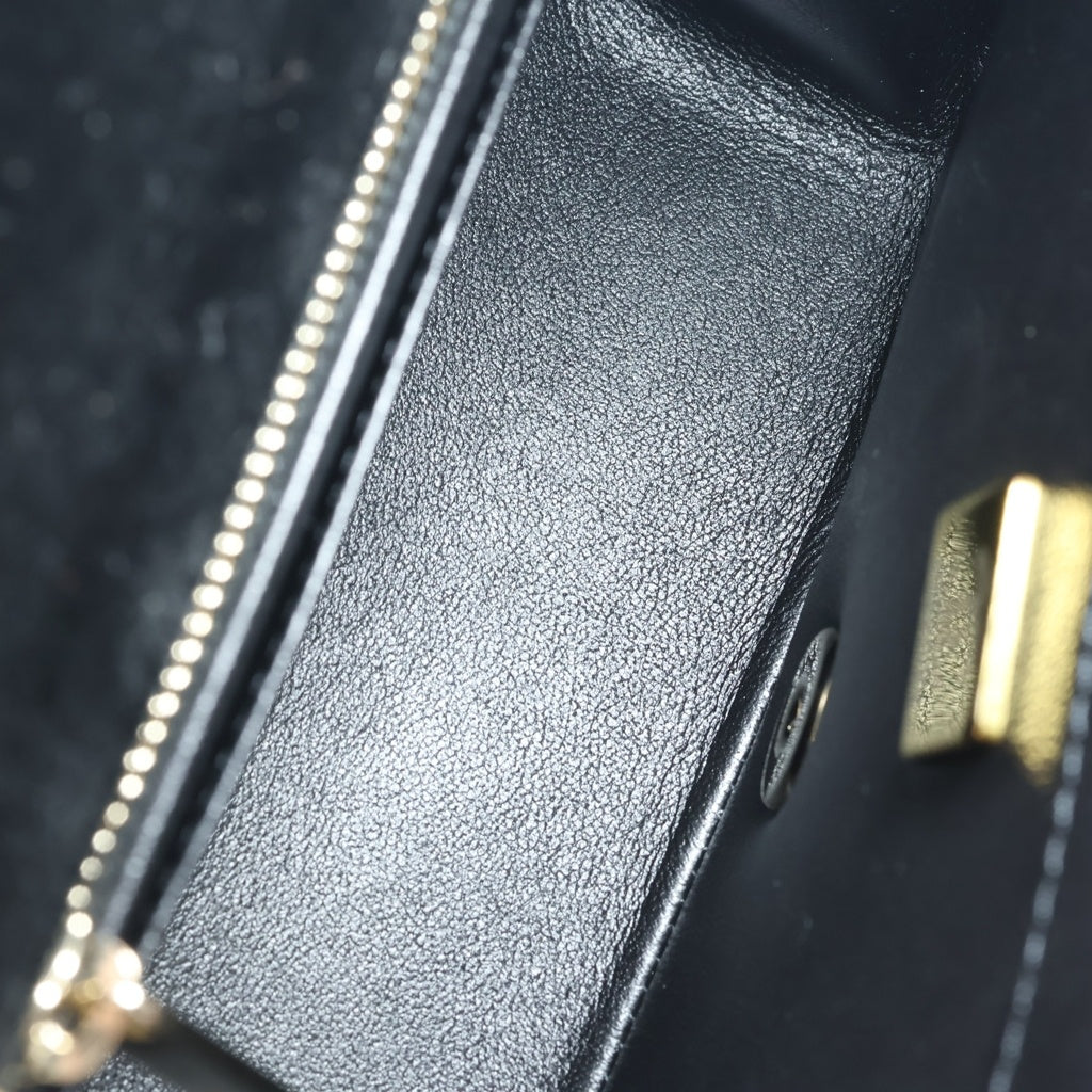 CHANEL(シャネル) ミニマトラッセ 17 チェーンショルダーバッグ ブラック ベルベット ベロア シリアルプレート AS1786 ゴールド金具 レディース
