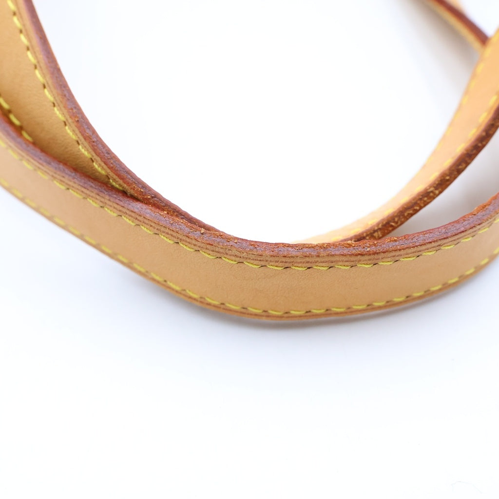 LOUIS VUITTON(ルイヴィトン) モノグラム バティニョールオリゾンタル ハンドバッグ トートバッグ ブラウン レザー×PVC M51154 ゴールド金具 レディース