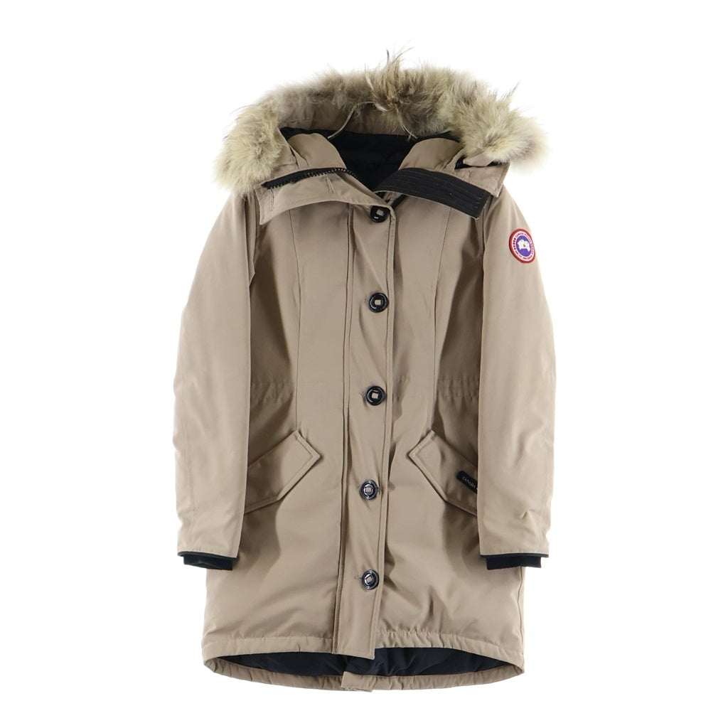 CANADA GOOSE(カナダグース) ジャスパー ファーフードダウンジャケット ダウンコート ベージュ レディース 68F8490