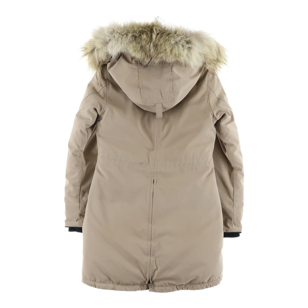 CANADA GOOSE(カナダグース) ジャスパー ファーフードダウンジャケット ダウンコート ベージュ レディース 68F8490