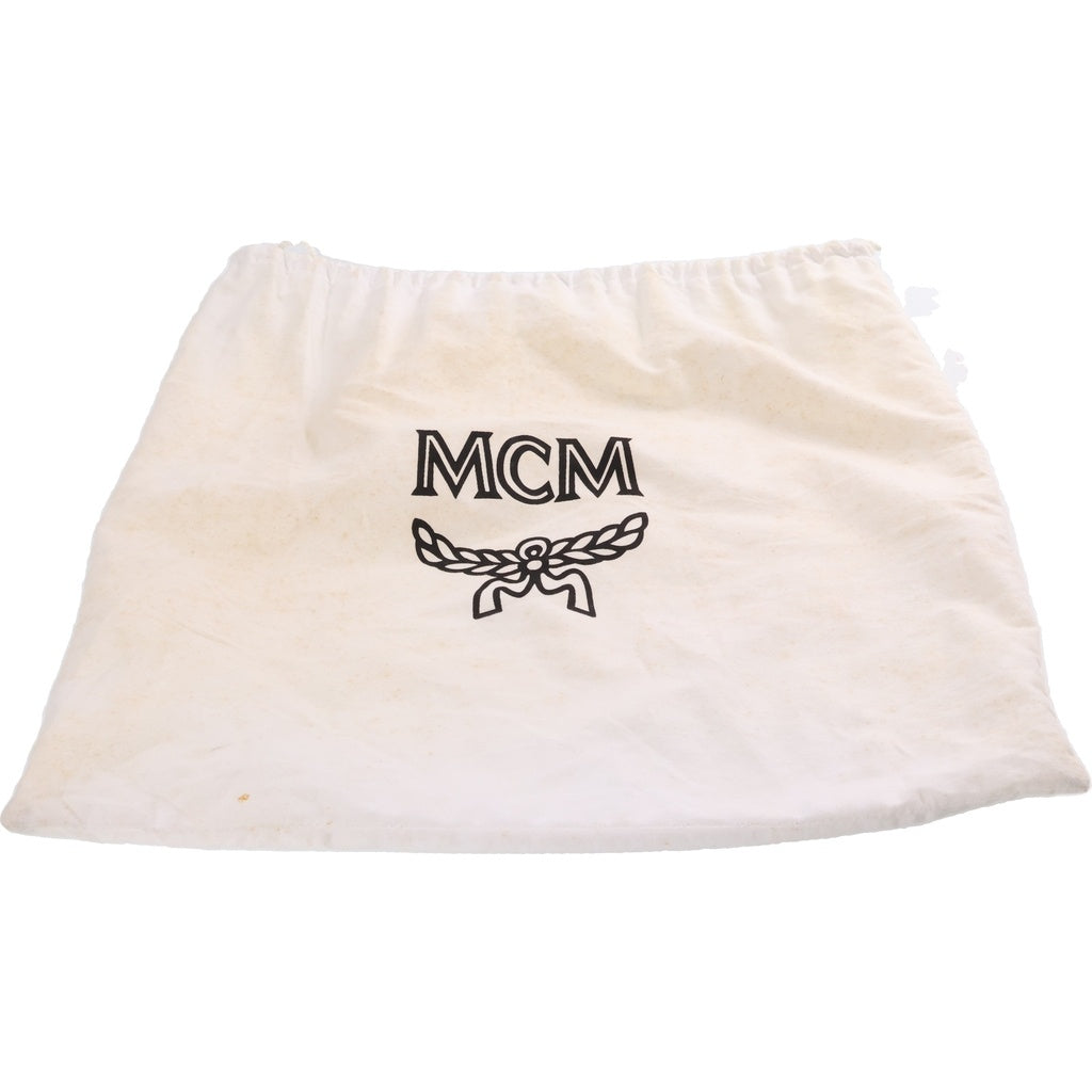 MCM(エム シー エム) デュアルスターク ヴィセトス バックパック リュックサック シルバー レザー シルバー金具 レディース
