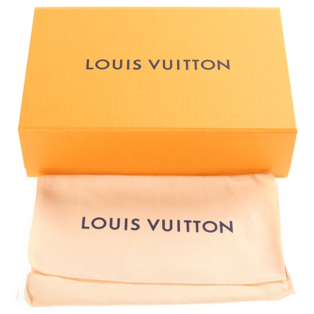 LOUIS VUITTON(ルイヴィトン) ダミエアズール ポシェット コスメティック ポーチ ホワイト PVC×レザー N60024 IC レディース