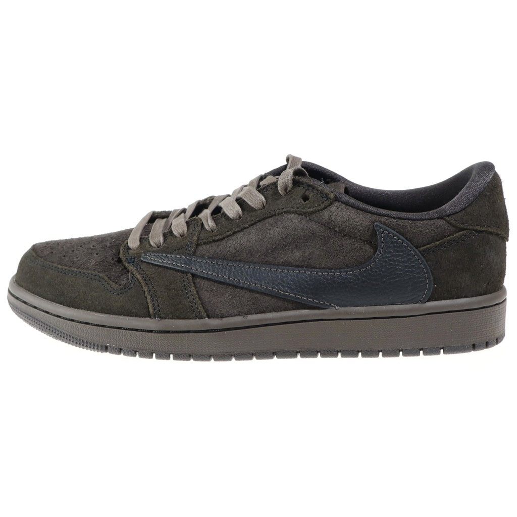 NIKE(ナイキ) Travis Scott Air Jordan 1 Low Velvet Brown and Dark Mocha トラヴィススコット エアジョーダン1 ロー OG SP ベルベットブラウン スニーカー