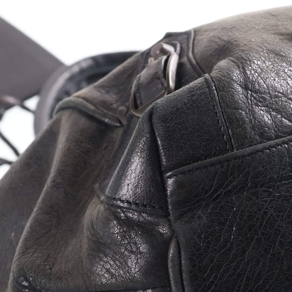 BALENCIAGA(バレンシアガ) ザ サンデー ハンドバッグ トートバッグ ブラック レザー 228750 ブラック金具 レディース