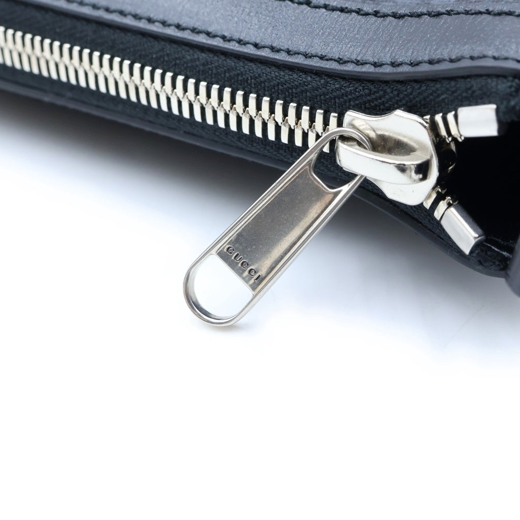 GUCCI(グッチ) GGスプリーム インターロッキングG 2WAY ショルダーバッグ PVCレザー ブラック 726833