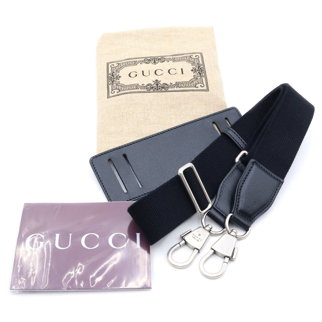 GUCCI(グッチ) GGスプリーム インターロッキングG 2WAY ショルダーバッグ PVCレザー ブラック 726833