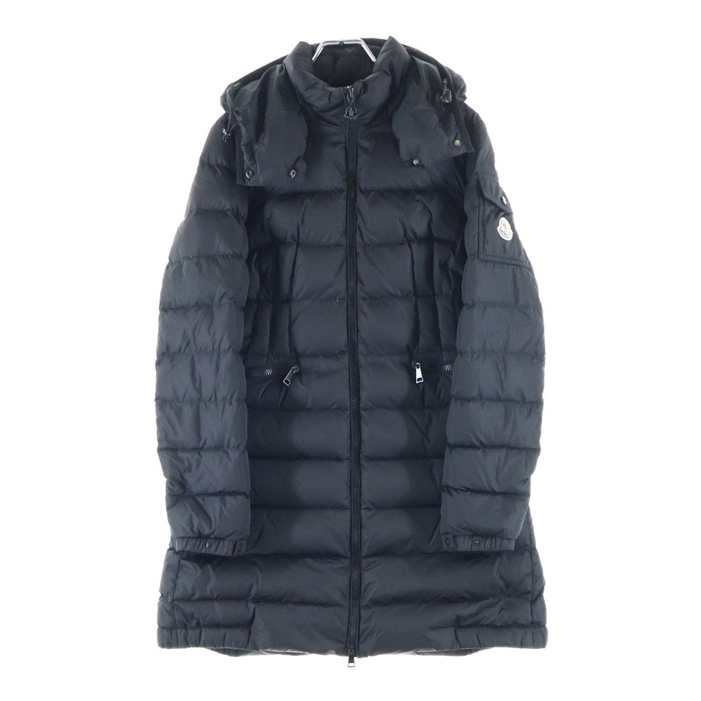 MONCLER(モンクレール) ナイロンロングダウンジャケット ブラック A20934937205