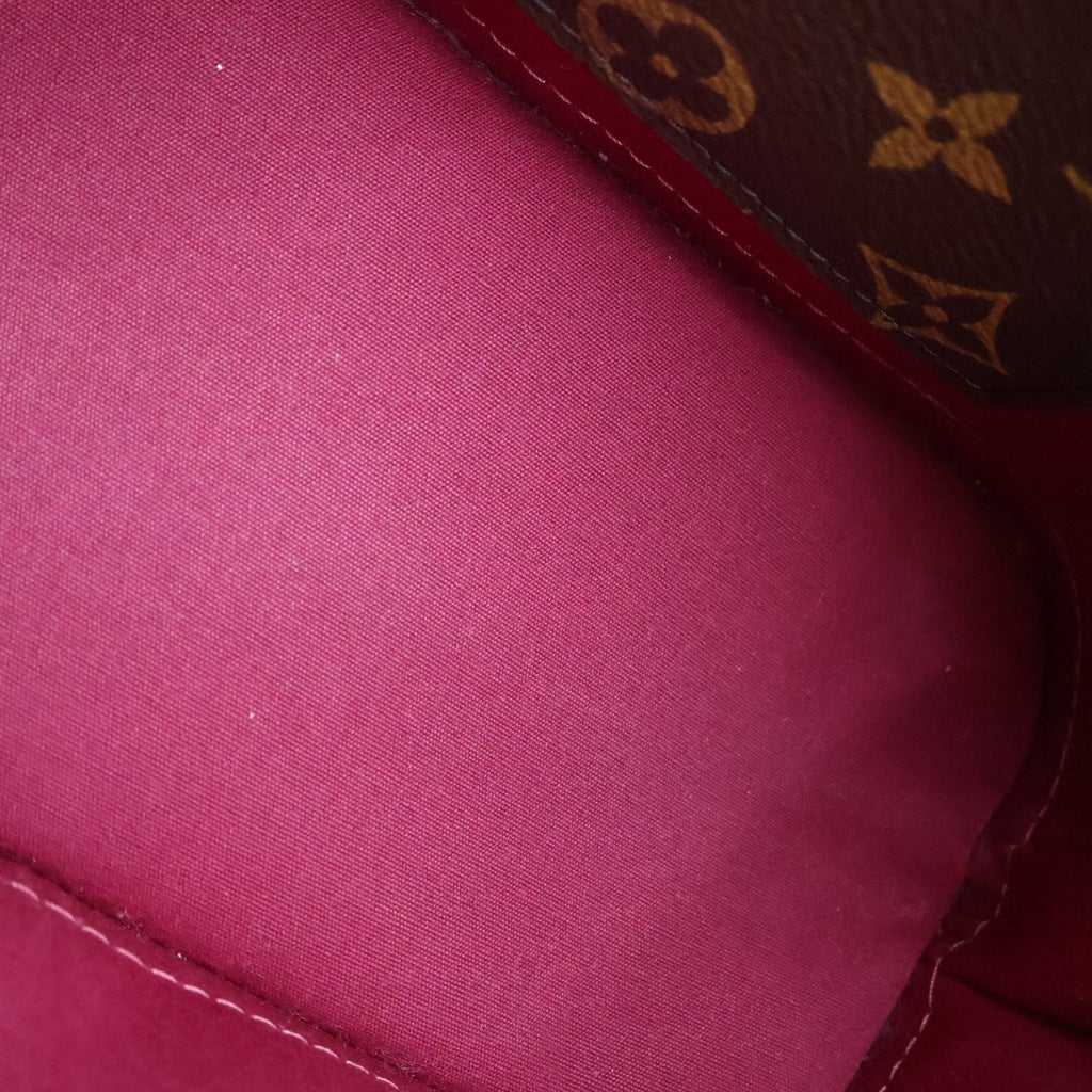 LOUIS VUITTON(ルイヴィトン) モノグラム・ヴェルニ アルマBB ミロワール マゼンタ 2WAYハンドバッグ ショルダーバッグ パープル×ブラウン パテントレザー×PVC M54785 ゴールド金具 レディース
