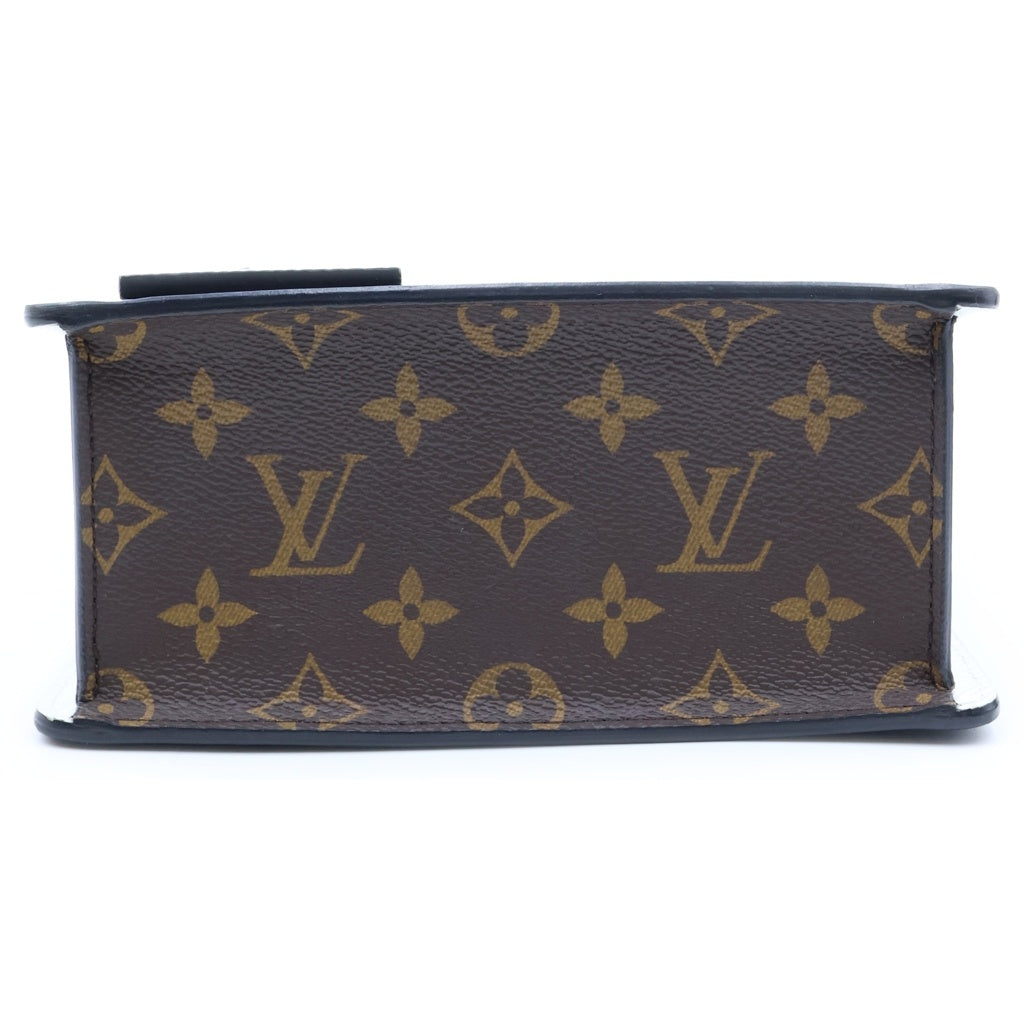 LOUIS VUITTON(ルイヴィトン) スプリングストリートPM ハンドバッグ ヴェルニ/エピ/モノグラム ブラック/ブラウン/ホワイト パテントレザー M90375 レディース