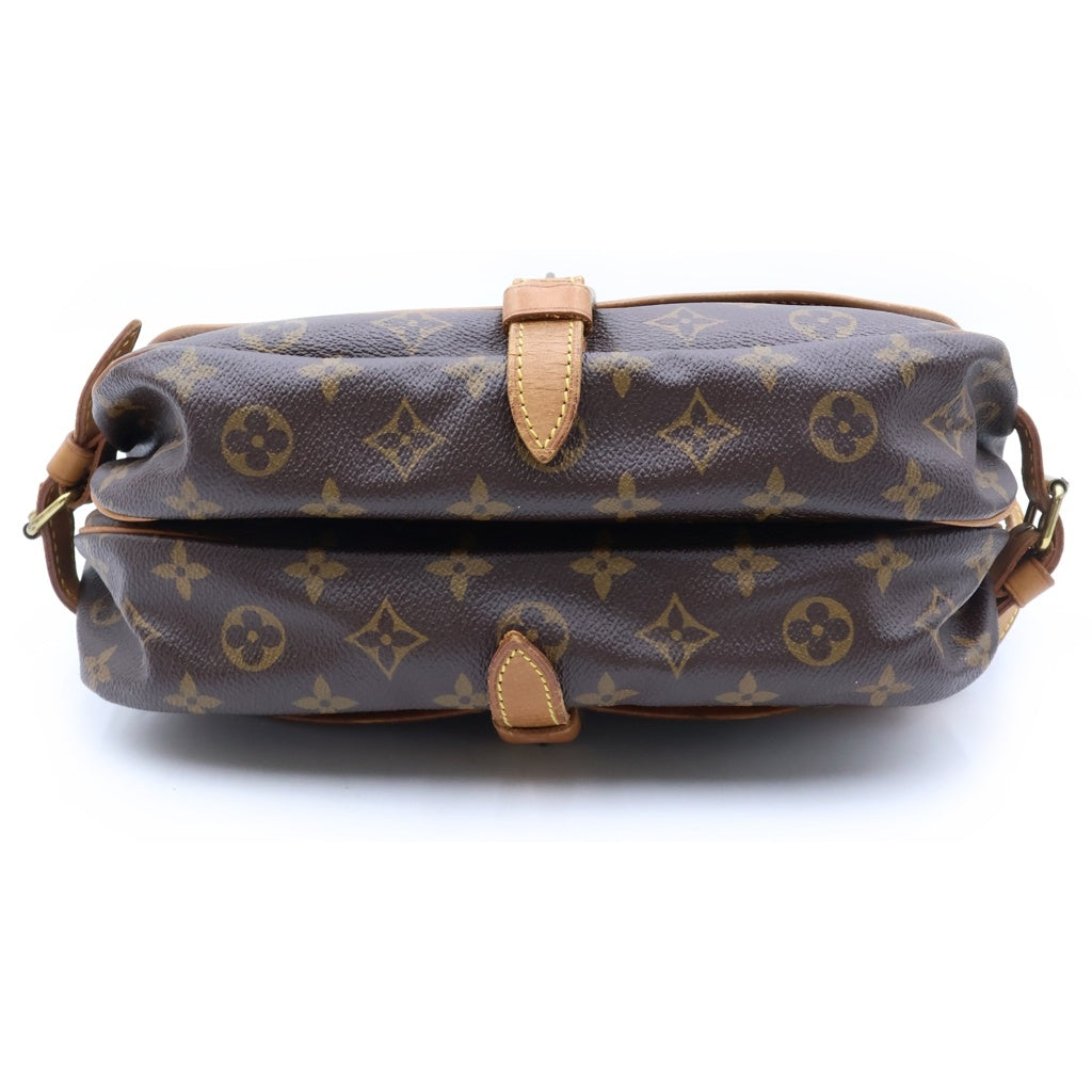 LOUIS VUITTON(ルイヴィトン) モノグラム ソミュール30 ショルダーバッグ ブラウン PVCレザー M42256 レディース