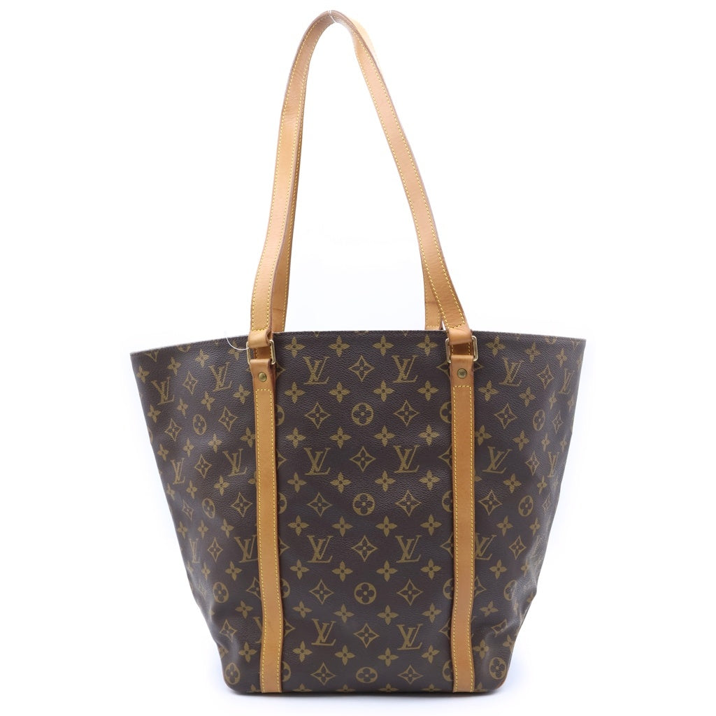 LOUIS VUITTON(ルイヴィトン) モノグラム サックショッピング ハンドバッグ ブラウン PVCレザー M51108 レディース