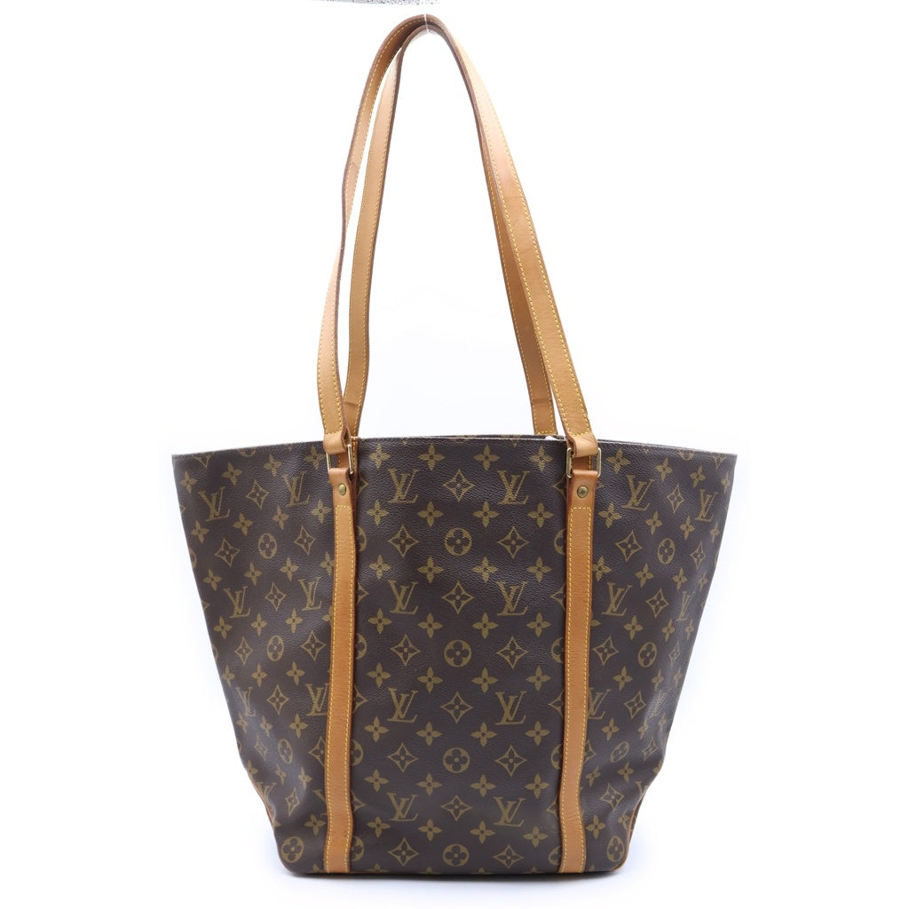 LOUIS VUITTON(ルイヴィトン) モノグラム サックショッピング ハンドバッグ ブラウン PVCレザー M51108 レディース