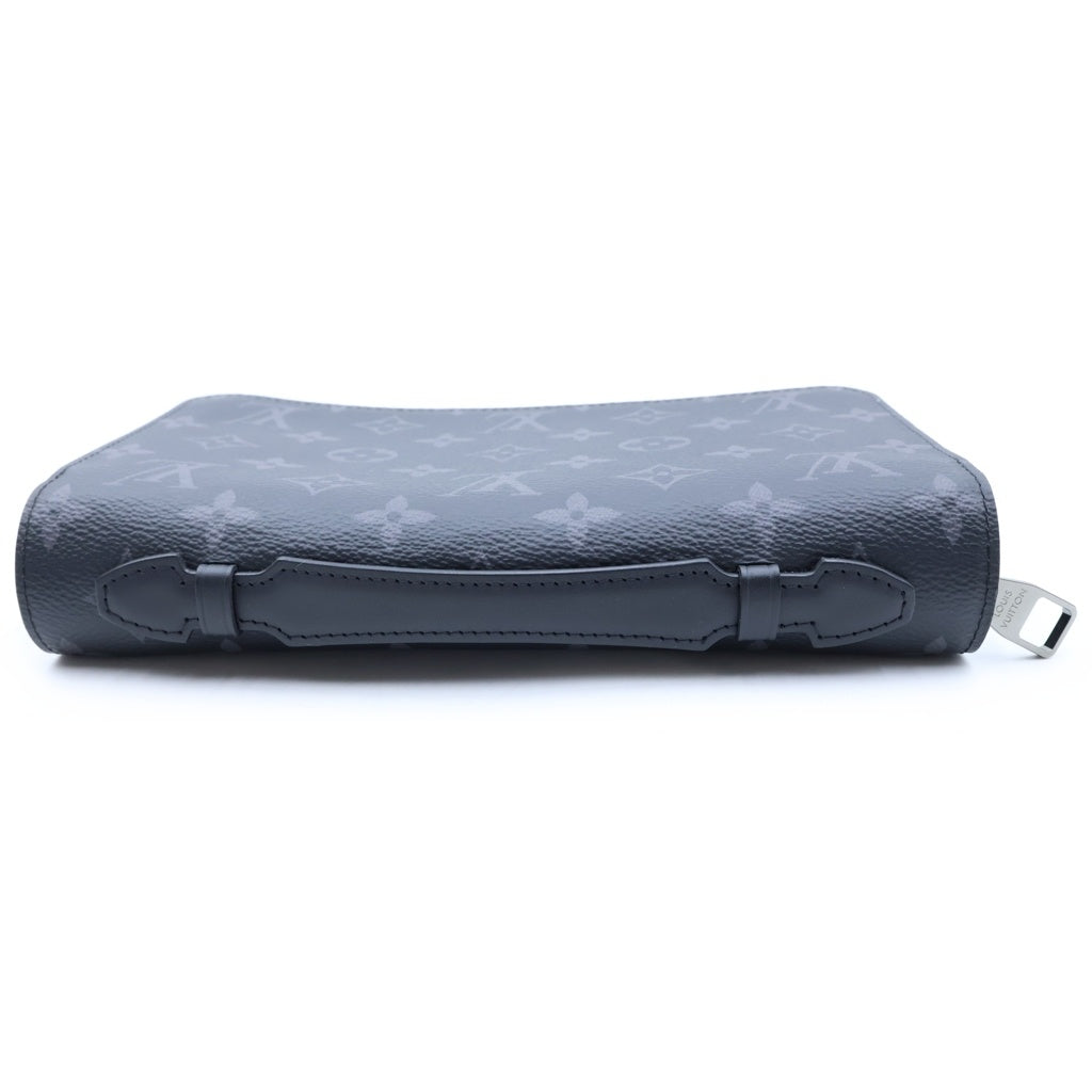 LOUIS VUITTON(ルイヴィトン) モノグラムエクリプス ジッピーXL クラッチバッグ ブラック PVCレザー RFID M61698 レディース